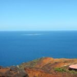 unten die Hütte für Walbeobachtung