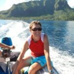 Unterwegs nach Stingray City Moorea