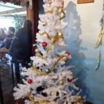 Weihnachtsdeko im Restaurant